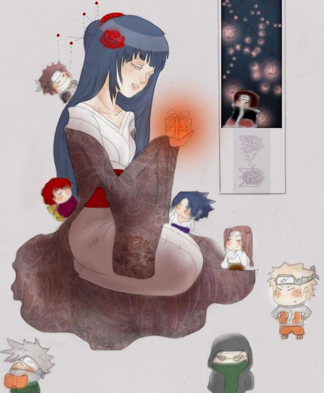 Hinata and her chibis